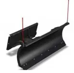 Snow blades for skid steers